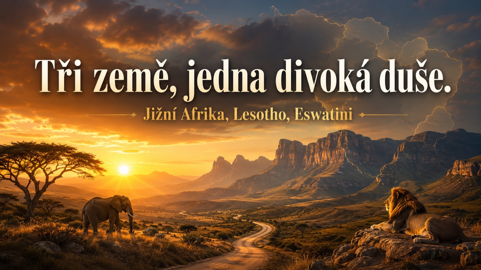 Úvodní obraz k cestě přes Jihoafrickou republiku, Eswatini a Lesotho
